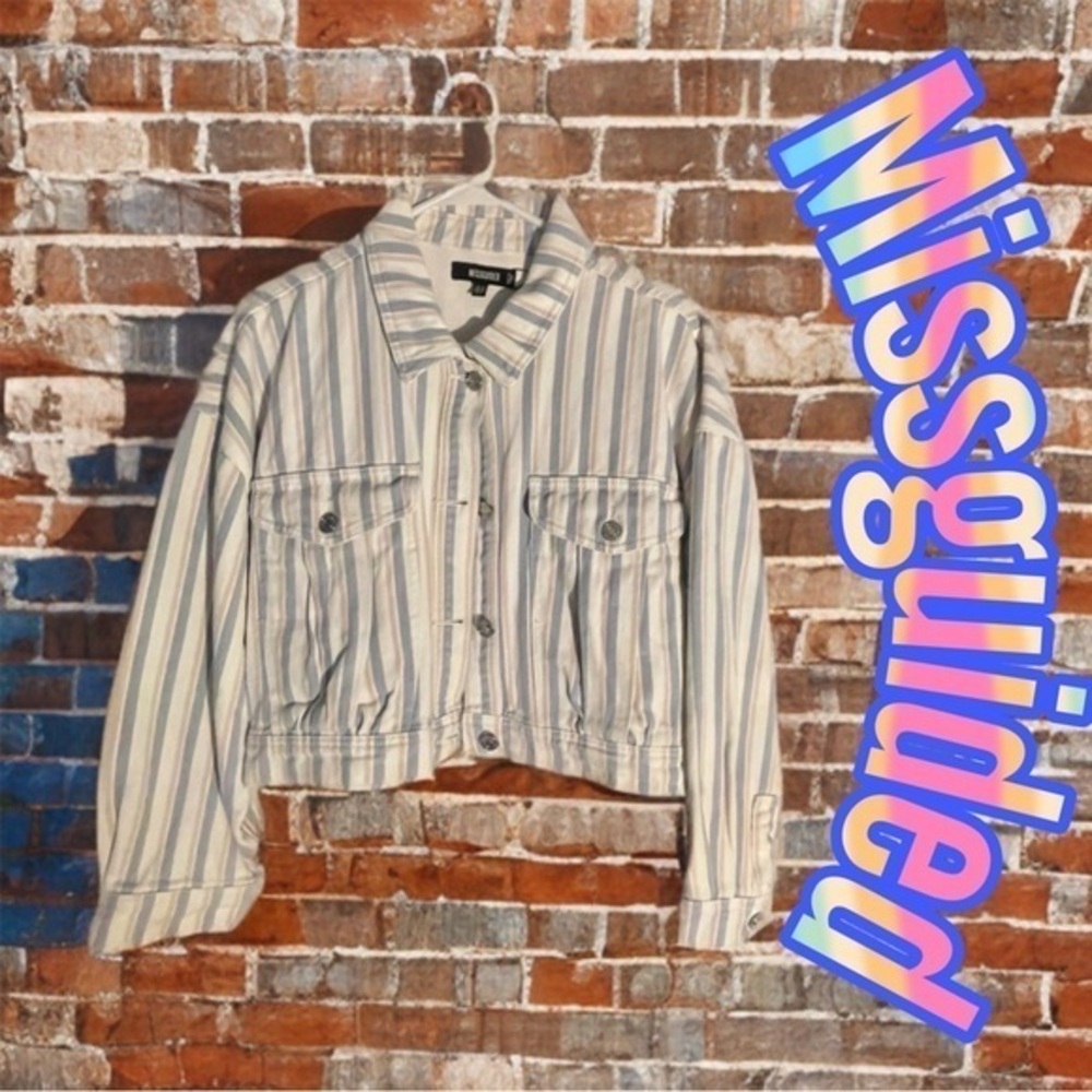 Missguided Sz 6 Cropped Jacket with Tags 🔥